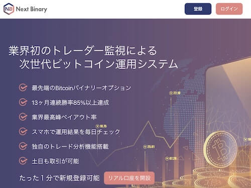 ネクストバイナリー(Next Binary)は稼げるのか調査