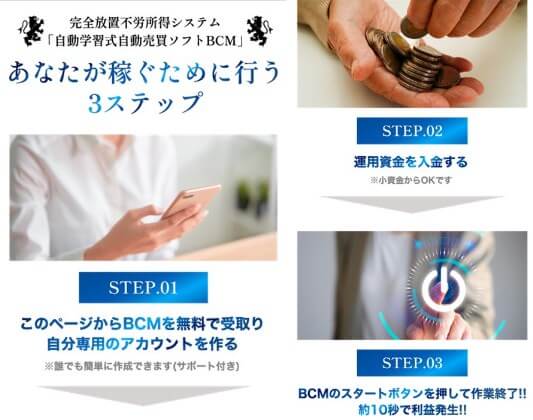 BCM(ブーストキャッシュマシーン)の受け取り方