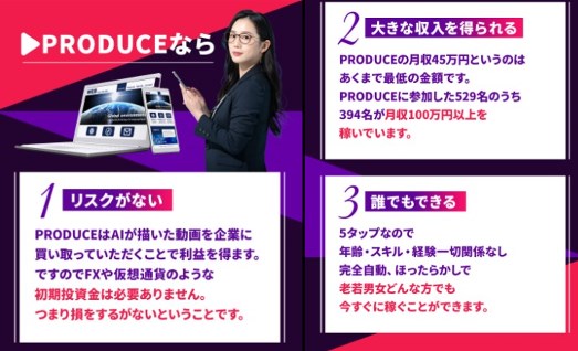 相川奈津妃のPRODUCE　特徴