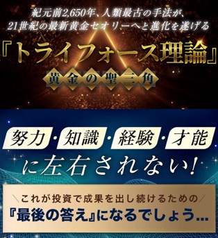 トライフォース理論は投資詐欺か調査！