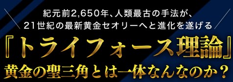 トライフォース理論は投資詐欺か調査！