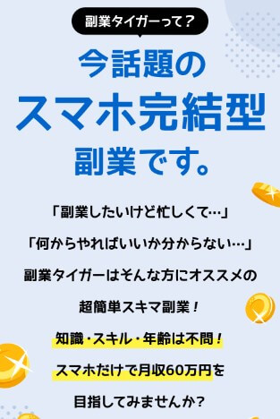 副業タイガーの内容について