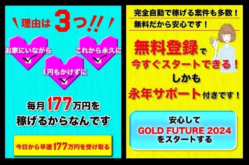 GOLD FUTURE 2024の内容について