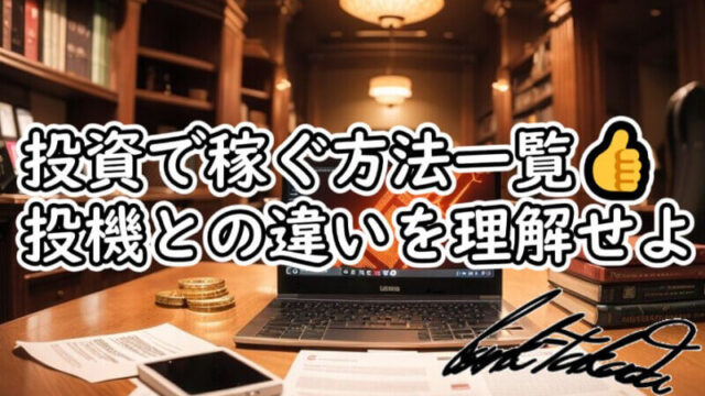 お金を育てるなら投資と投機の違いを理解せよ！お金を味方につけて、投資で輝く未来を手に入れよう！