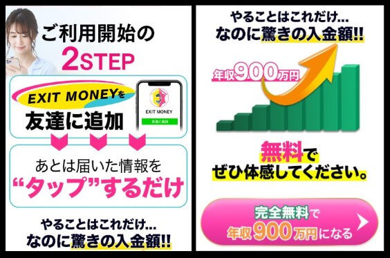 EXIT MONEYの内容について